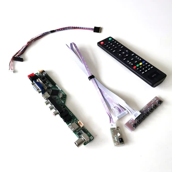 

For LTN156AT03-H01/W01 TV56 display controller drive card HDMI VGA USB AV RF WLED LVDS 40Pin laptop panel 1366*768 15.6" DIY kit