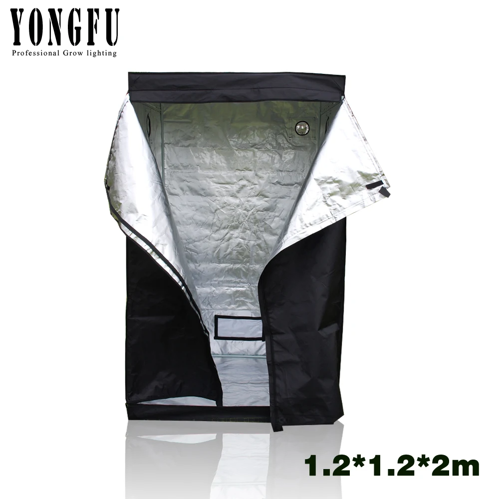 

Indoor Hydroponics Grow Tent, Grow Room Box Plant Grow,600D 120*120*200cm, Reflective Mylar Non Toxic Garden Greenhouses