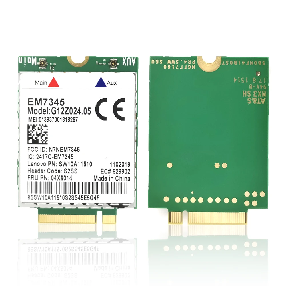 Высокое качество EM7345 LTE 4G карта модуль WWAN HSPA FRU для 04X6014 T450 X250 X240 T440L440 | Компьютеры и