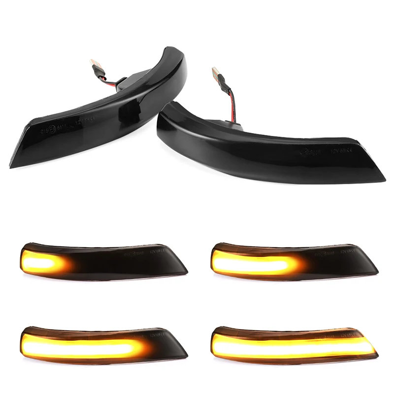 

Dynamic LED Turn Signal Light LED Side Rearview Mirror Sequential Indicator Blinker Lamp For Ford Focus 2 3 Mk2 Mk3 Mondeo Mk4