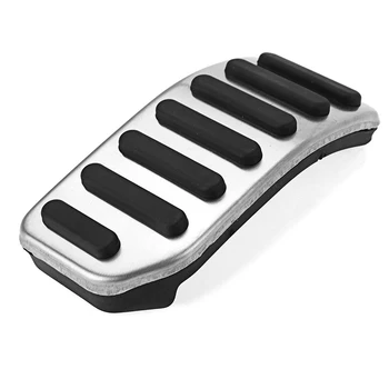 

For Volvo S60 V60 XC60 S80 Pedal Covers Repair Brake Stainless Steel Rubber