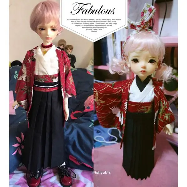1/8 1/6 1/4 1/3 BJD японский комплект кимоно аксессуары для кукол для BJD/SD OB11 blyth SSDF, не включает в себя куклы, обувь, парик и другие