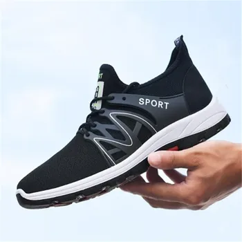 

New men shoes mesh light and comfortable breathable casual models non-slip wear-resistant sneaker design men shoes