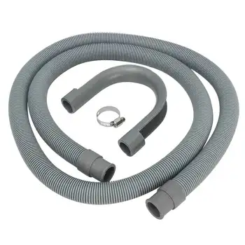 

Hot 1.5M Universal Flexible Extension Drain Hose Washing Machine Water Pipe Washing Machine With Bracket Washing Machine Drain H