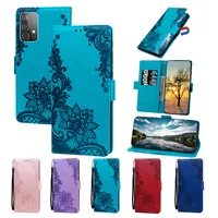 Leather Flip Case For Samsung Galaxy A03 Core A12 A02 A03S A32 A42 A52 A10 A01 A11 A20e A40 A50 A21S M11 M31 M21 A31 A41 A51 A71 1