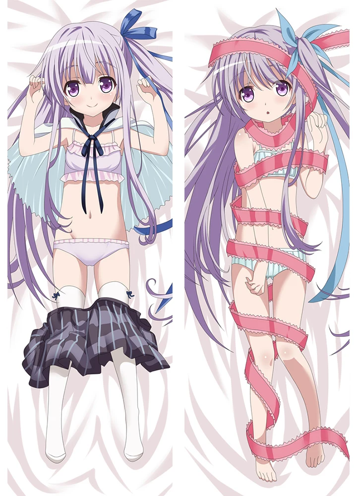 S7 Аниме Tenshi no 3P Dakimakura Чехол персонажи Jun Gotou& Koume Ogi Bolster чехол ангел 3 шт. Sora Kaneshiro чехол для подушки тела - Цвет: S7