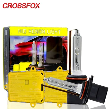 

CROSSFOX 55W H4 HID Conversion Kit Xenon H7 H8 H9 H11 H1 9005 9006 AC 12V 6000K Xenon Bulbs Ballast Car Headlights Auto Lamps