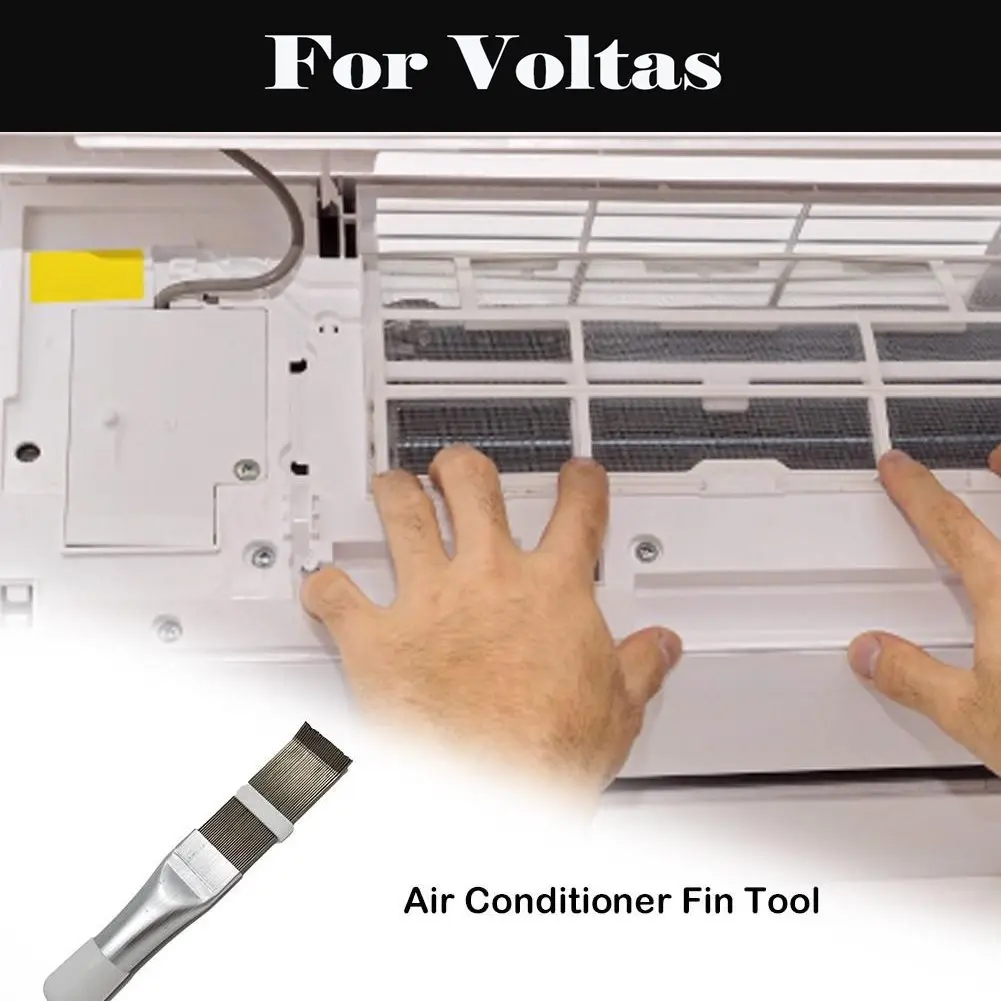 

Air Conditioner Stainless Steel Fin Comb Brush Cleaning Tool For Voltas 123 Lya Deluxe 185 DY Classic 183 Cya 125V DYe 183LYD