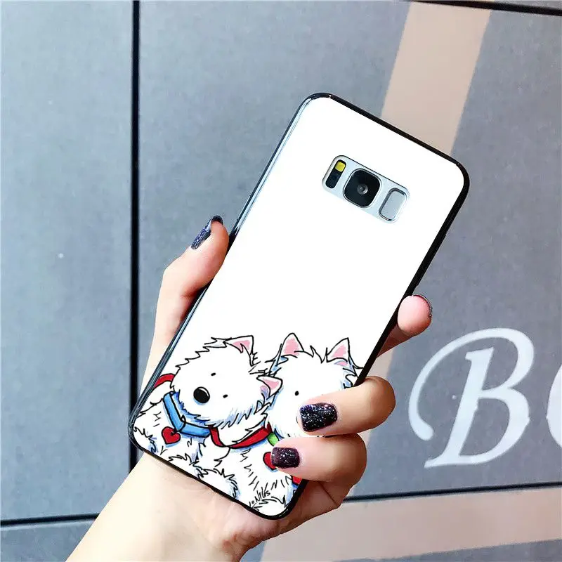 Cute Cartoon yorkshire terrier dog puppy