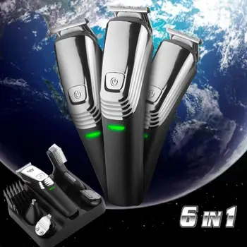 

Washable 6in1 Rechargeable Head Shaver Machine Cordless professional hair trimmer for men beard electric cutter machine