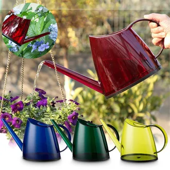 

Home Garden Pot Watering Can For House Bonsai Plants Garden Flower Long Spout 40oz 1/3 Gallon Transparent Water Cans 1.4L 710