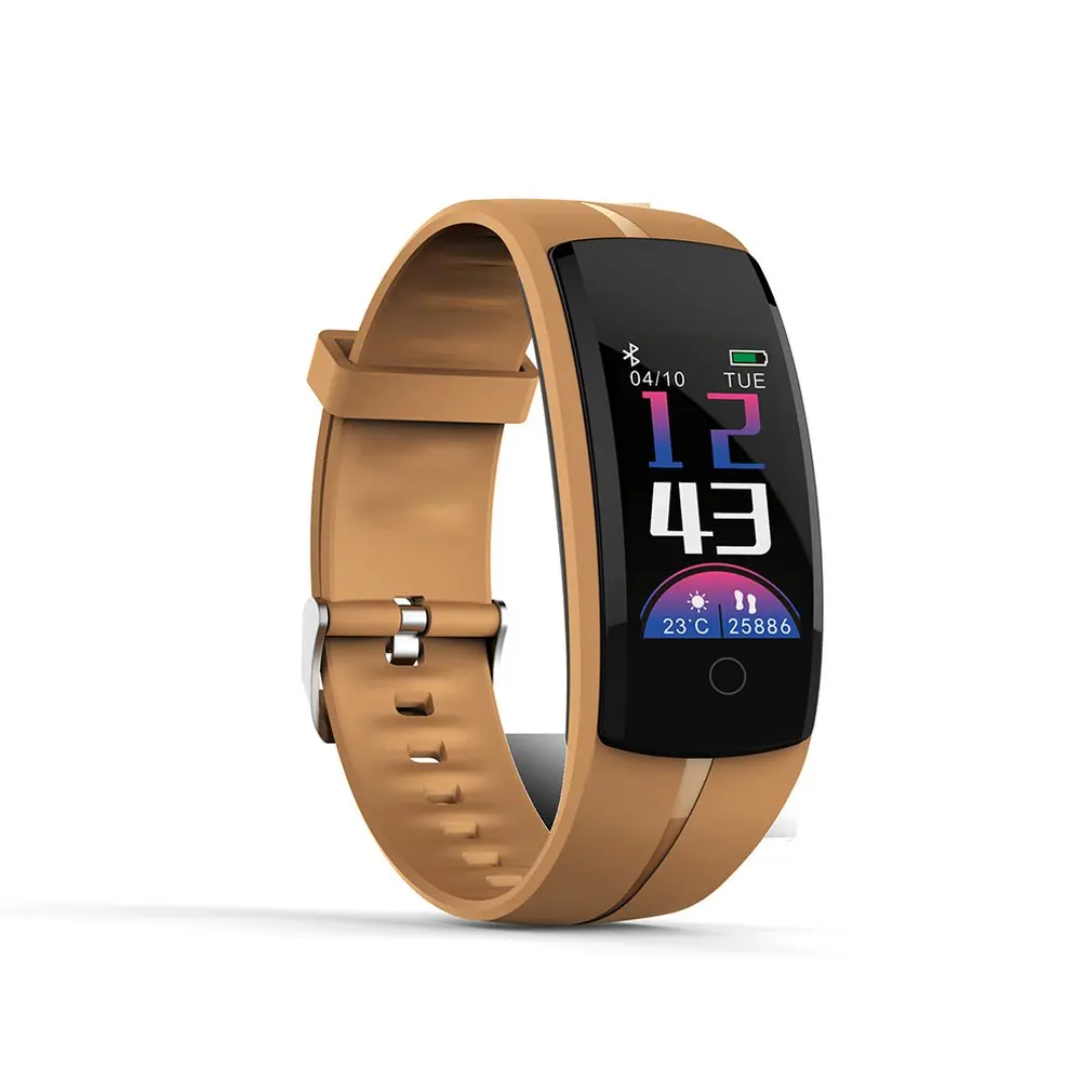 

color screen smart bracelet weather forecast sports mode sports track drinking water reminder health bracelet Qs100