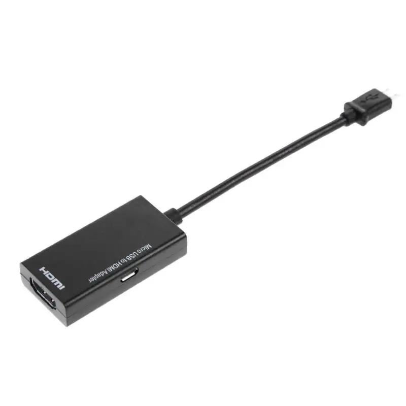 ALLOYSEED Micro USB к HDMI адаптер Поддержка MHL 1080P мужчин и женщин конвертер аудио видео кабель для Android телефон HDTV монитор