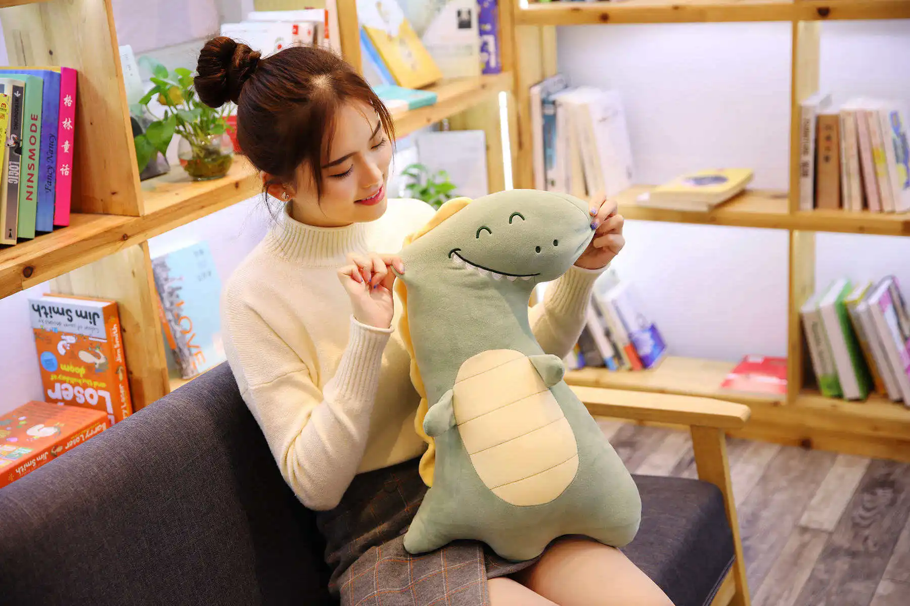 1Pcs 60/80cm Soft Kawaii Unicorn Birthday Party Plush Toy Cute Unicornio Dinosaurio Lovely Stuffed Animal Gift for Kid Baby Doll