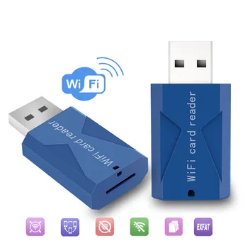 

WiFi Wireless Smart Card Reader For smart phone Drop Shipping Wireless phone TF memory card reader with Bluetooth