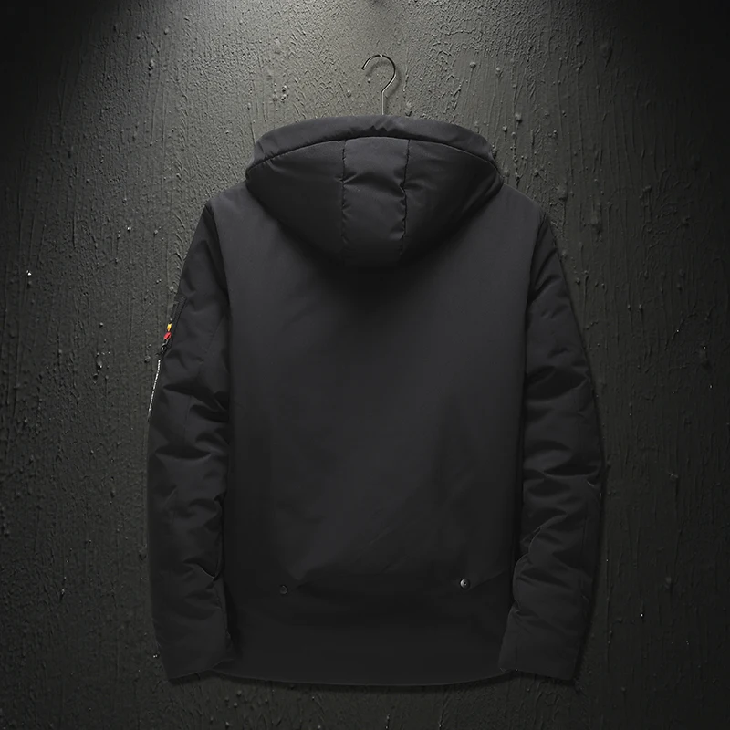 Зимняя мужская куртка размера плюс 6XL 7XL парка с капюшоном для мужчин Толстая