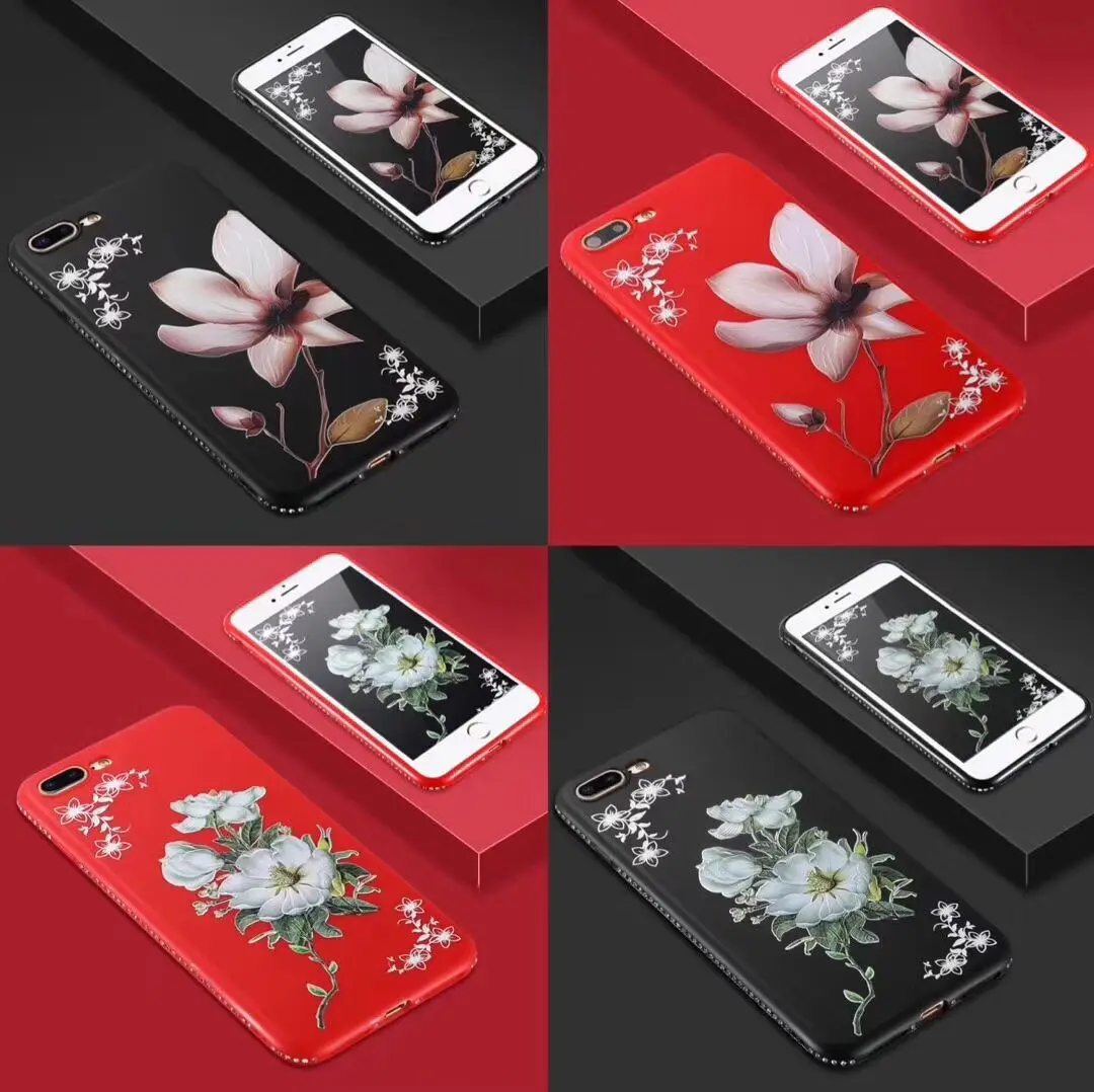 Чехол для телефона из мягкого ТПУ с матовым цветком Жасмин лилия Xiaomi Mi 9 9T Se CC9 CC9E A3