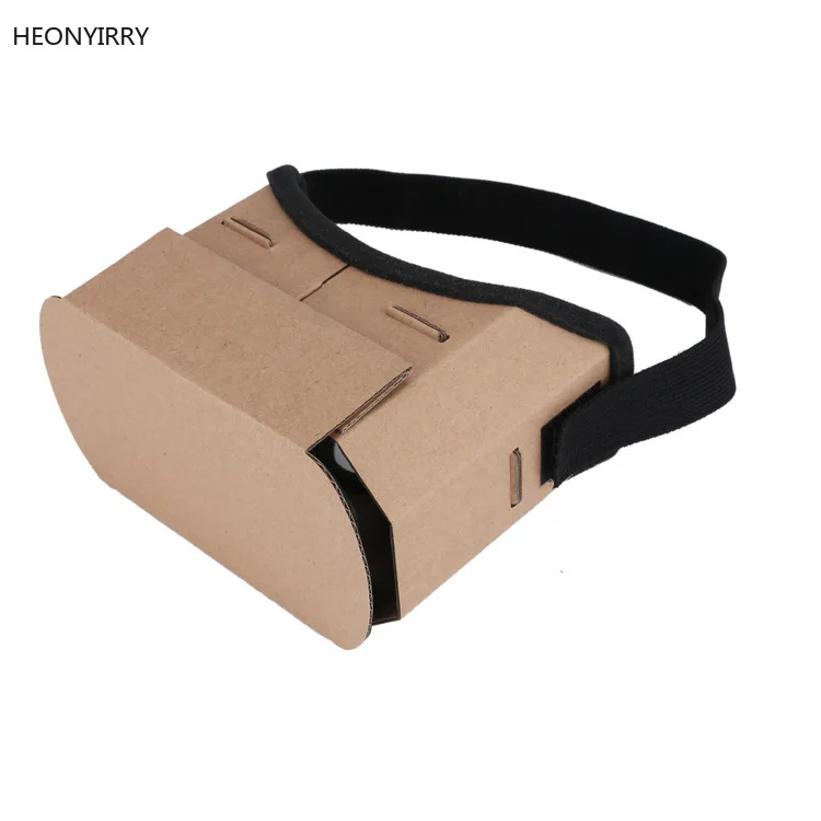 DIY Портативные Очки виртуальной реальности Google Cardboard 3D очки 42 мм объектив VR очки для смартфонов для Iphone X 7 8 VR