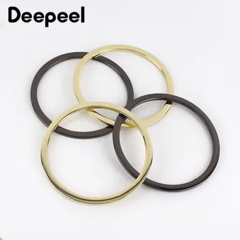 

Deepeel Flat O Ring Metal Bag Handles Buckle for Women Handbag Purse Lock Decoration Clasp Handle Connector DIY Bags Accessories