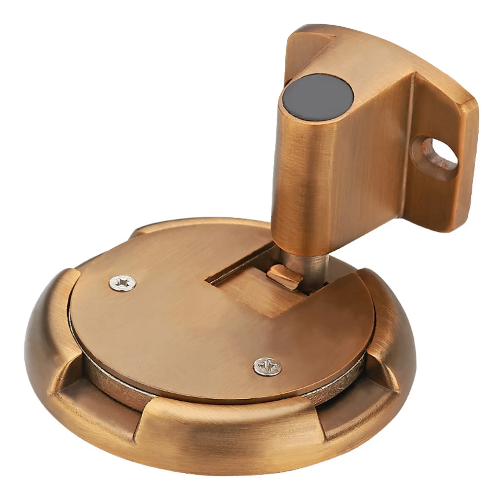 

No Magnetic Windproof Holder Door Stopper Zinc Alloy Punching Bathroom Floor Home Anti Collision Furniture Hardware Mechanical