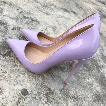 

Small Fresh High-heeled Shoes Woman Fine With 12cm Sharp Sexy Single Shoe Small Code 34 35