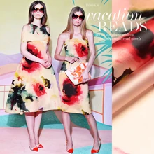 135 см широкая шелковая органза ткань 14 мм натуральный шелк ткань с принтом хрустящая ткань для платья органза атласная ткань оптом шелковая ткань