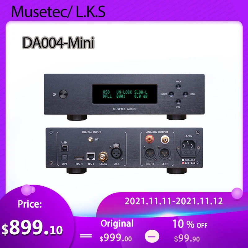 L. K.s аудио MH-DA004 Mini ES9038pro флагманский ЦАП декодер USB AES/коаксиальный/I2S | Электроника