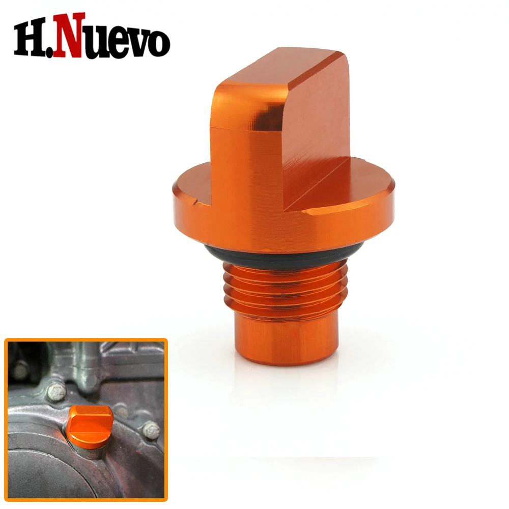 Motorbike Accessories Aluminum Engine Magnetic Oil Drain Plug Cap Cover Screws For KTM DUKE 125/200/390 RC Moto | Автомобили и