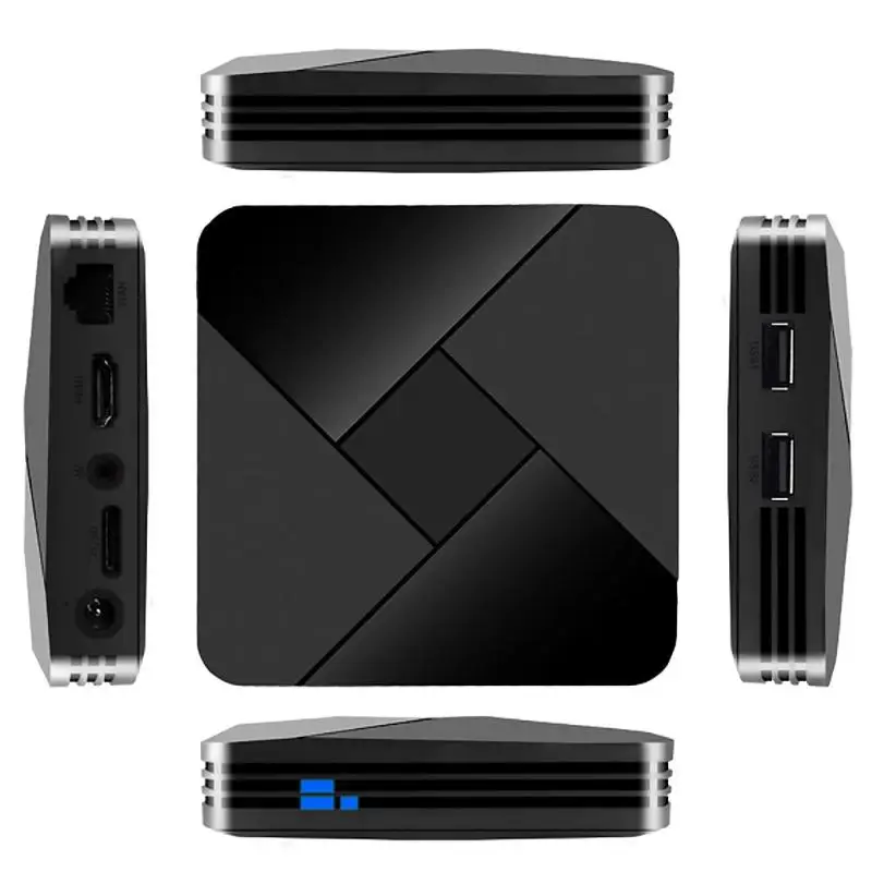 X5 S905X Android 7.1.2 четырехъядерный комплект верхней коробки 1 ГБ ОЗУ 8 Гб ПЗУ поддержка внешней USB камеры 200 Вт/500 Вт Wi-Fi Смарт ТВ-бокс