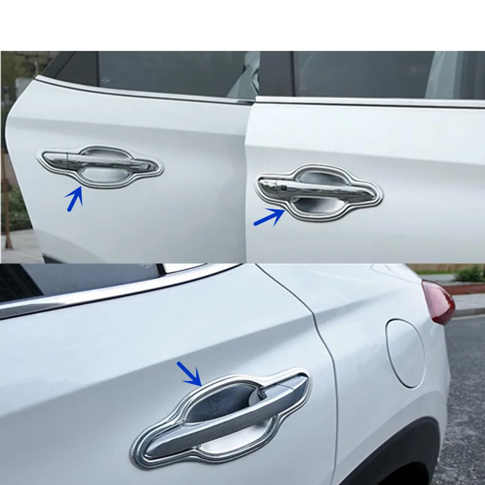 8 шт. хромированные автомобильные подлокотники для Hyundai Tucson 2015 2016 2017 2018 |