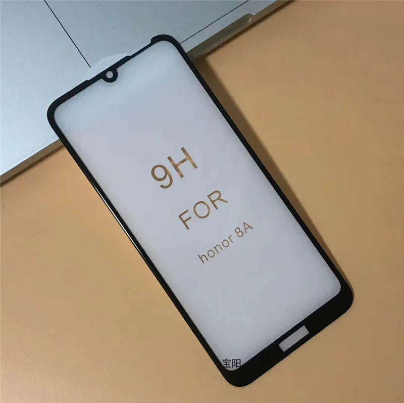 Новая настоящая 3D изогнутая полная клеевая стеклянная пленка для huawei Honor 9X 8X 8A 8c 9i Honor 20 10 Y6 Honor Play Черная защитная пленка для экрана