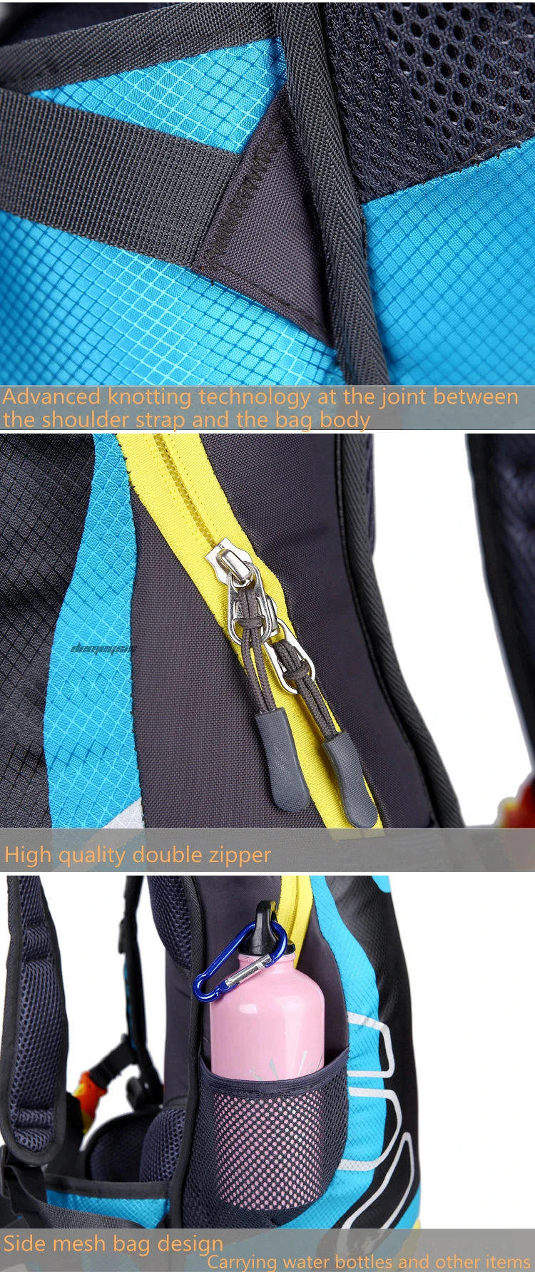 Outdoor Waterproof Climbing Backpack Scratchproof Hiking Camping Bag Professional Women Travel Camping Trekking Backpack for Men