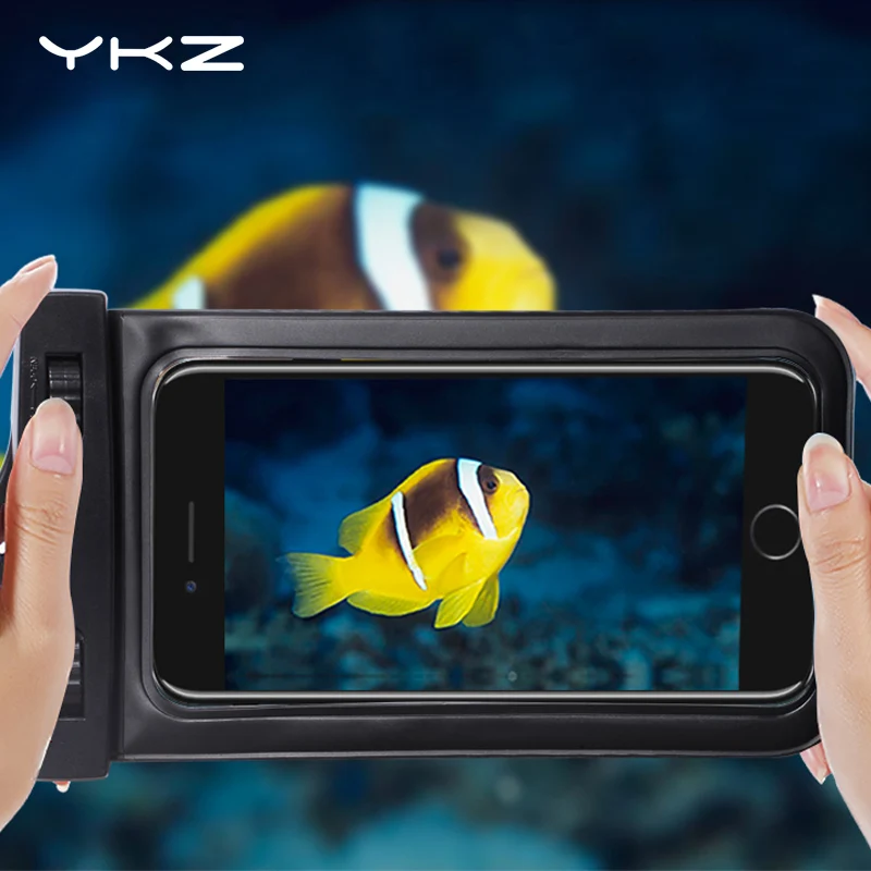 YKZ IPX8 водонепроницаемый чехол для телефона 5 дюймов Универсальный