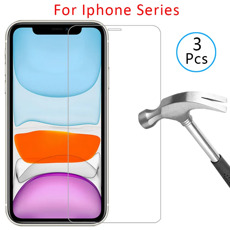 Чехол для iphone 11 pro max x xs xr чехол из закаленного стекла Защита экрана телефона s r mas
