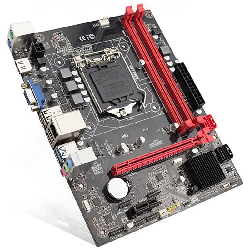 H81 настольное компьютерное гнездо для материнской платы Lga 1150 Pins I3 I5 3470 4590 Cpu Super B85 Micro-Atx Uefi bios