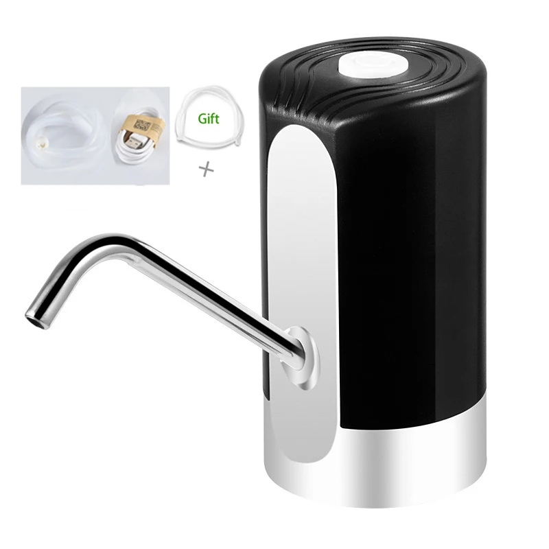 Dispensador De Agua Embotellada насос для питьевой воды для бутылки мини Электрический диспенсер для воды Articulos De Cocin - Цвет: Dispenser Sliver
