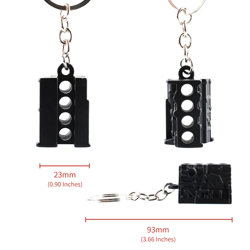 Fashion Rectangular Four-Cylinder Engine Engine Gaskets Style Alloy Pendant Key  Chains Keyring Partment Bag Key Holder Keychains - AliExpress