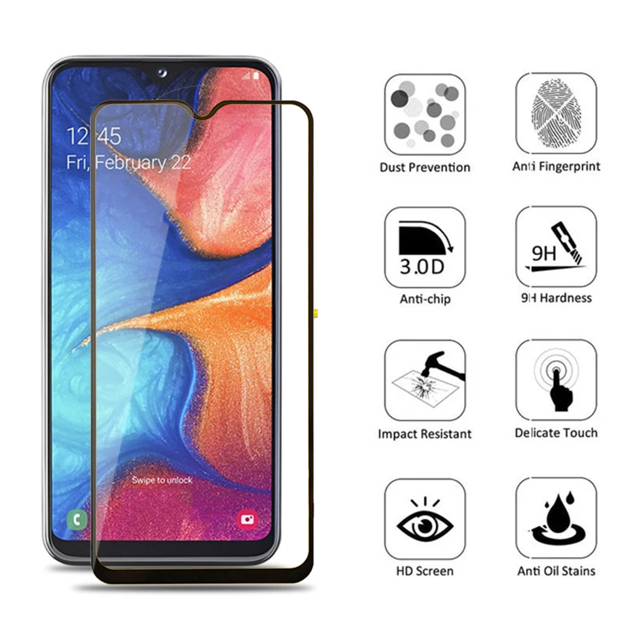 2-в-1 защитный Стекло для samsung Galaxy A50 A70 A30 защита для экрана камеры защитная пленка объектива Стекло для samsung A20 50 A30s