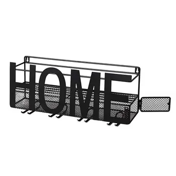 

Rustic Display Iron Home Decor Wall Mounted Kitchen Bar Wine Rack 5 Bottles Glass Holder Organizer Hanging Stemware Living Room