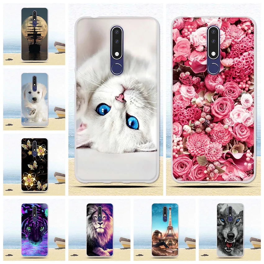 Чехлы для телефонов Nokia 3 1 Plus чехол с мультяшным рисунком силиконовая Мягкая