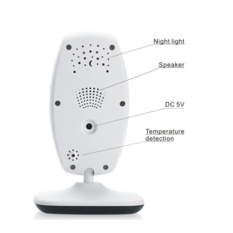 Новые 7 дюймов Беспроводной Видеоняни и радионяни инфракрасный Ночное видение Температура мониторинга Видеоняни и радионяни Колыбельная двухсторонний разговор