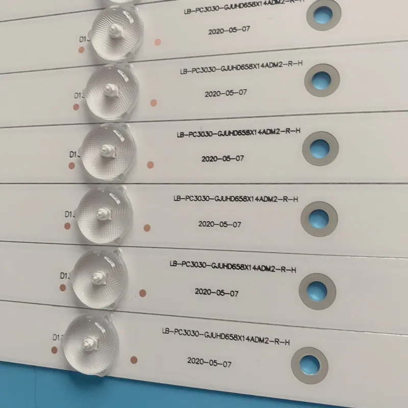 Strisce Di Retroilluminazione A Led Per P Hilips 65 "Tv 65 Puf6061/T3 65 Pus6121/12 65 Puf6656/T3 65 Puf6652/T3 Ld65P19U Lb-Pc3030-Gjuhd658X14Adm2-L/R