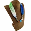 New Women Colorful Wrap Scarf Multi-style Decorative Jewelry Necklace Pendant Scarf Hijabs Femme Head Scarves 6