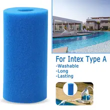 Piscina filtro esponja intex tipo um filtro de espuma de piscina reutilizável lavável cartucho esponja piscina limpador acessório