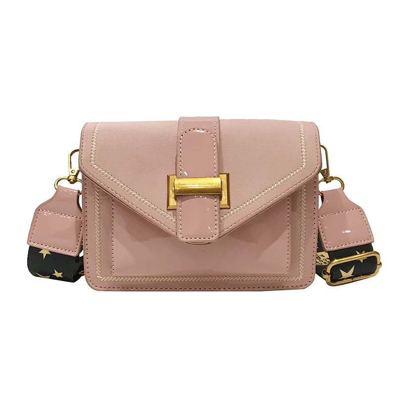 

Retro Frosted Leather Women Shoulder Bags New Designer Small Square Flip Luxury Handbags Five-star Pattern Women Cross-body Bags