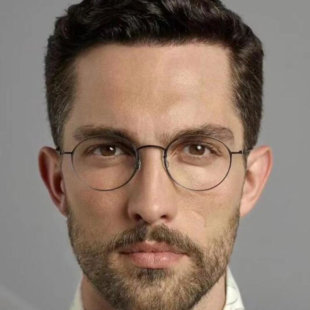 LB Glasses Frame Titanium Prescription Women Myopia Eyeglasses Frames for men Vintage Denmark Designer Brand | Аксессуары для