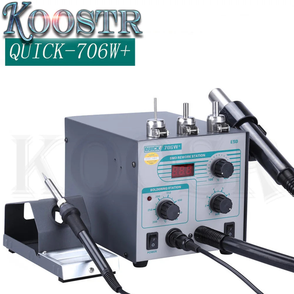 2 In 1 Quick 706w Bga Rework Reballing Soldering Station Plus With