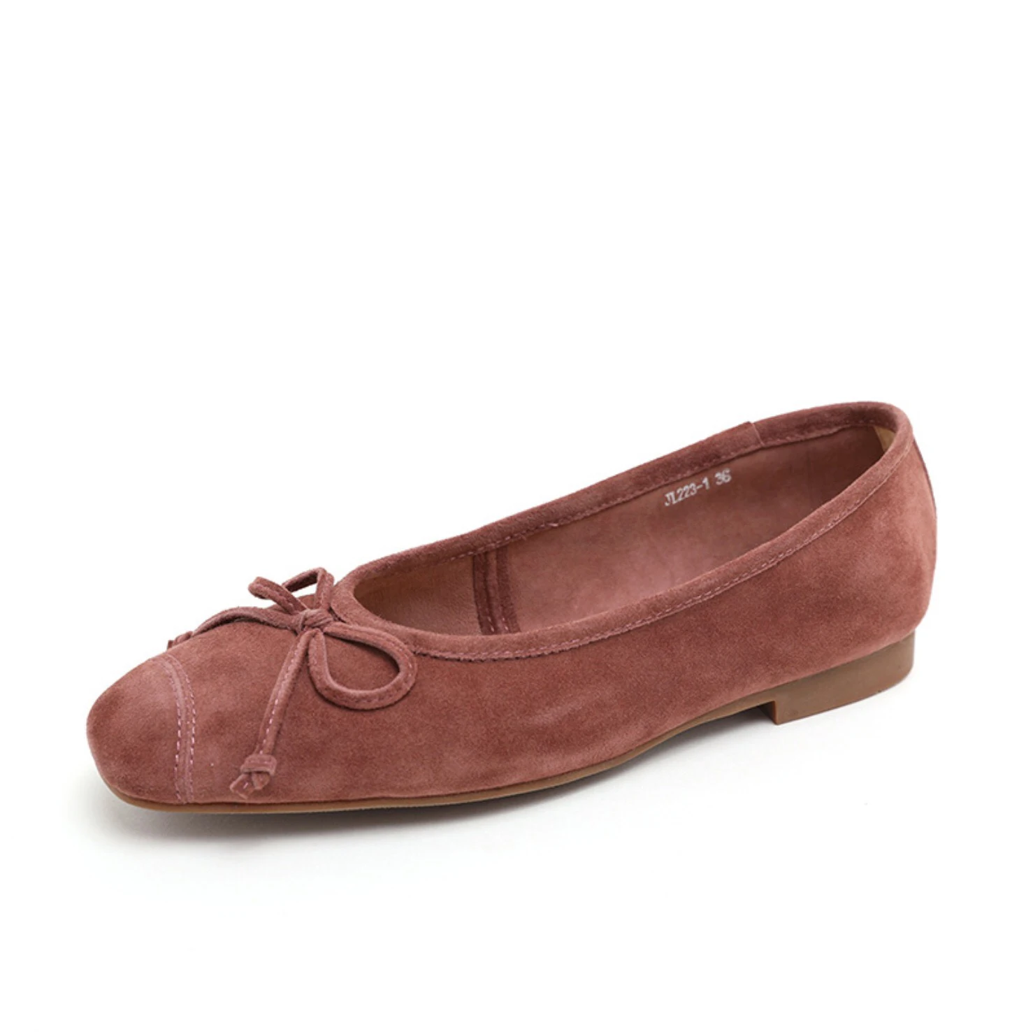 

2020 Original Handmade Women Casual Genuine Leather Bow ballets Flats Shoes Round Toe Ballets Flats Spring 28017