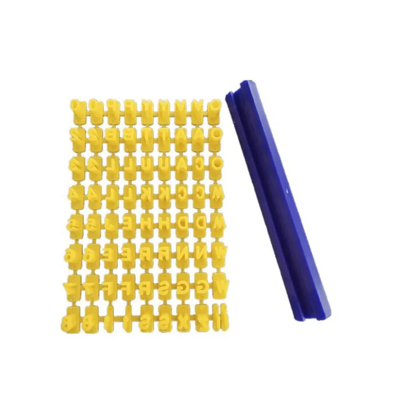 Alphabet Letter Number Cookie Press Stamp Cutter Fondant Mould
