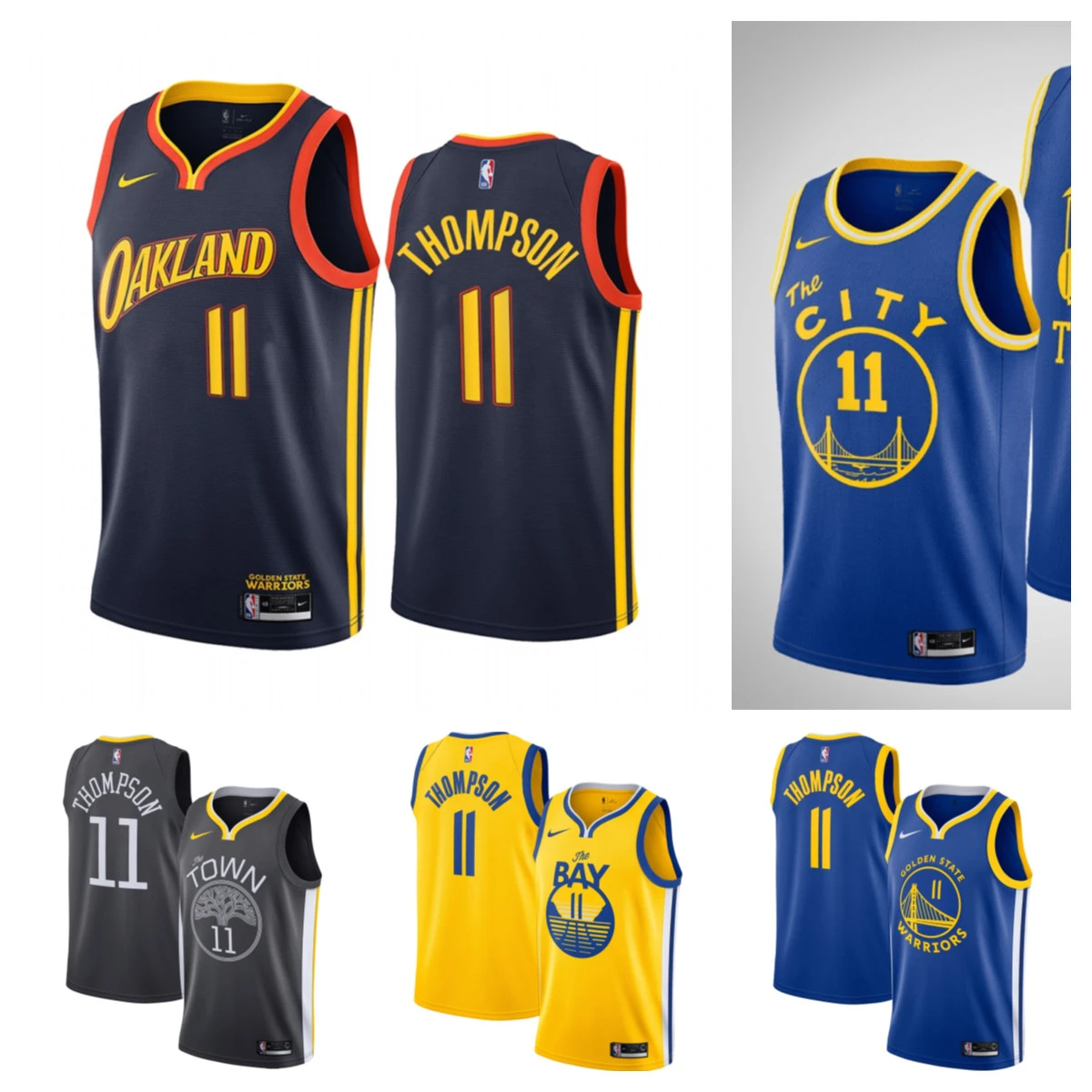 golden state warriors klay thompson jersey